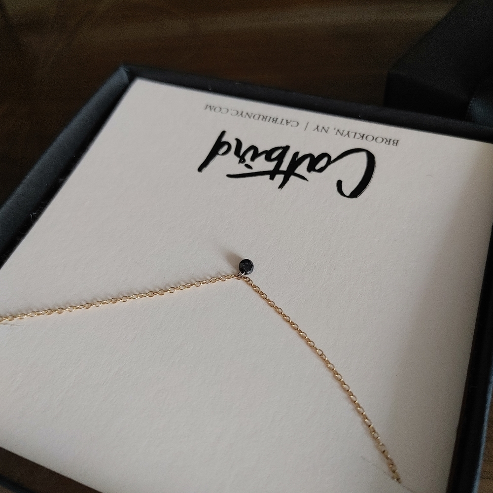 Catbird Black Diamond Pinprick Bracelet - Picture 2 of 6